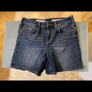 Pilcro and the letterpress Script denim cuffed shorts - 29